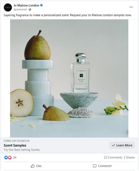 jo malone facebook.